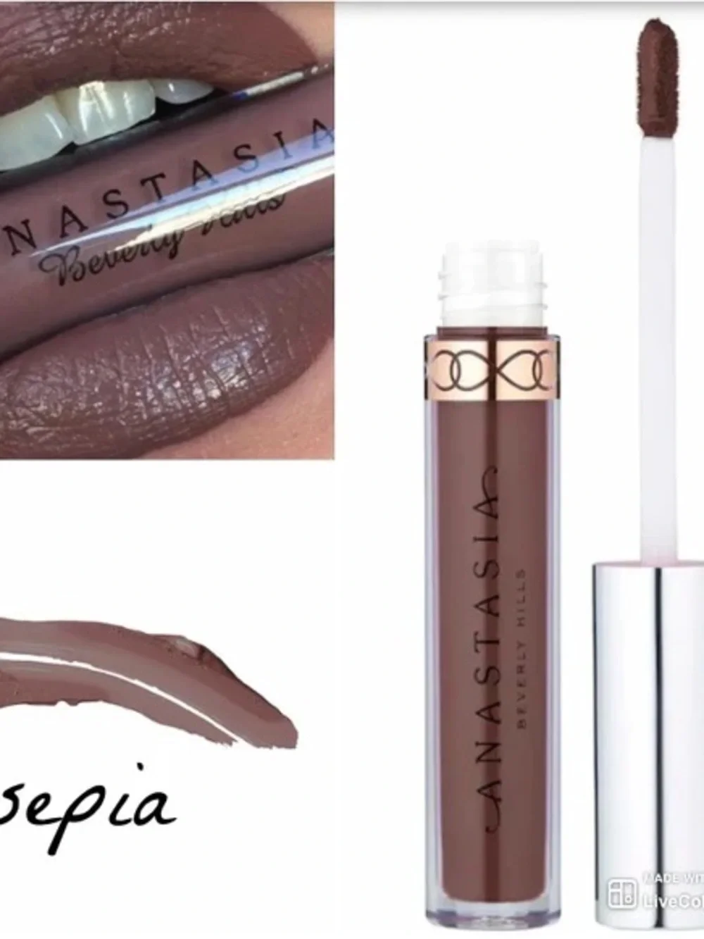 Anastasia Beverly Hills Matte Liquid Lipstick — Sepia Brown